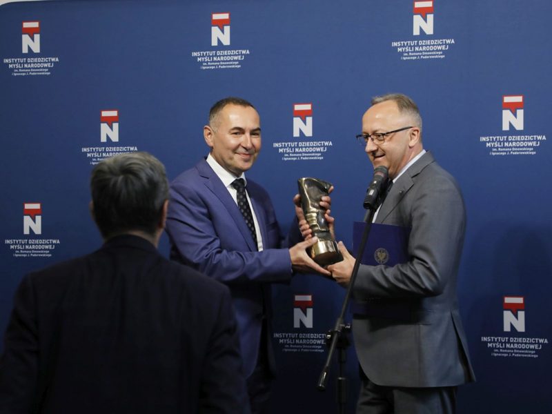 Nagroda IPN dla p. Krzysztofa Fiołki
