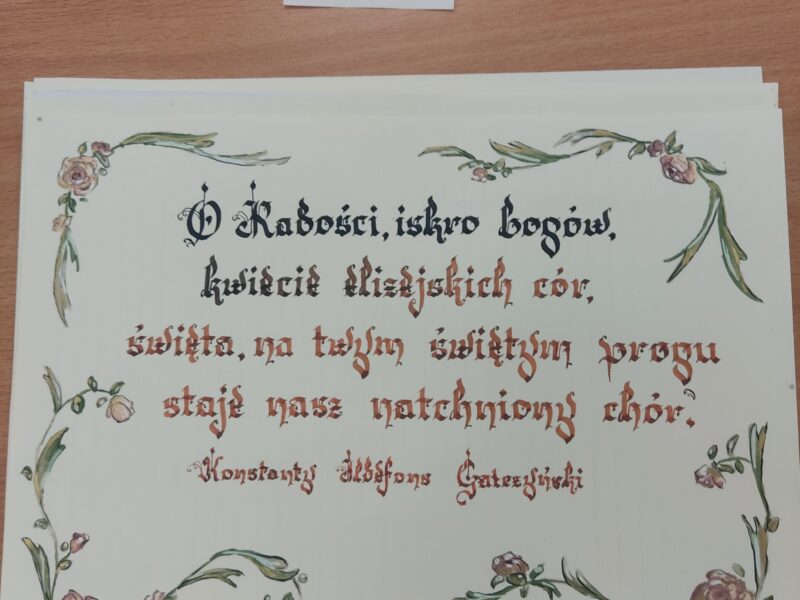 VIII Ogólnopolski Konkurs Kaligraficzny im. Janusza Korzeniowskiego