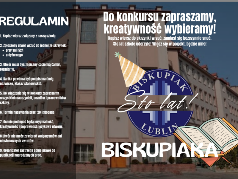 Do konkursu zapraszamy, kreatywność wybieramy !