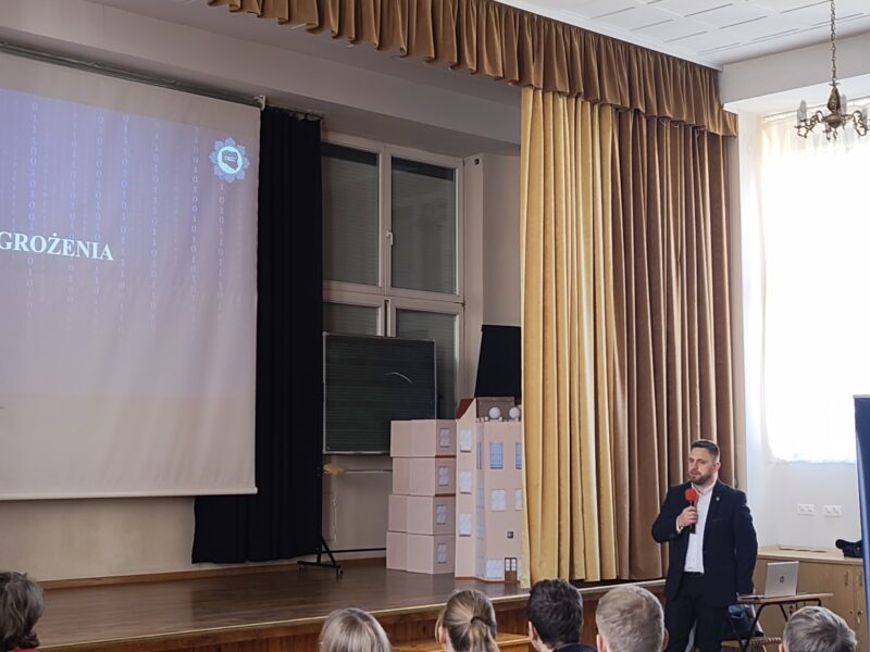 Spotkanie z przedstawicielami Centralnego Biura Zwalczania Cyberprzestępczości