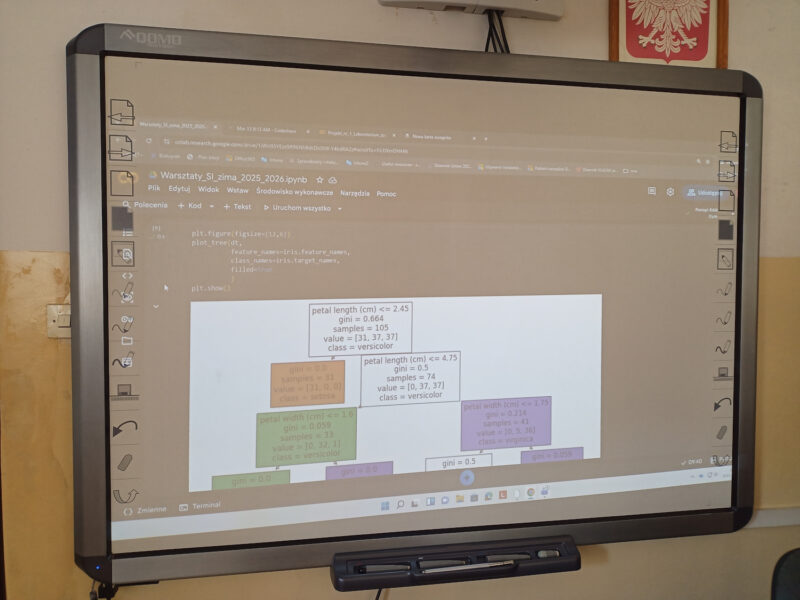 Warsztaty – sztuczna inteligencja