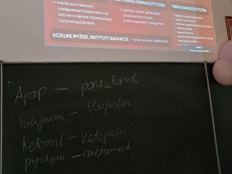 Spotkanie ze studentami farmacji