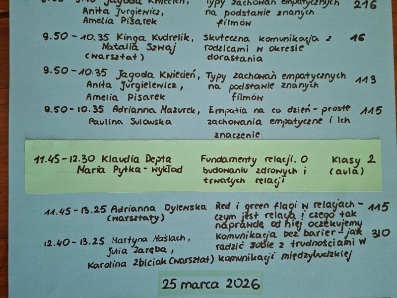 Dni Profilaktyczno-Psychologiczne ProPsy 2026